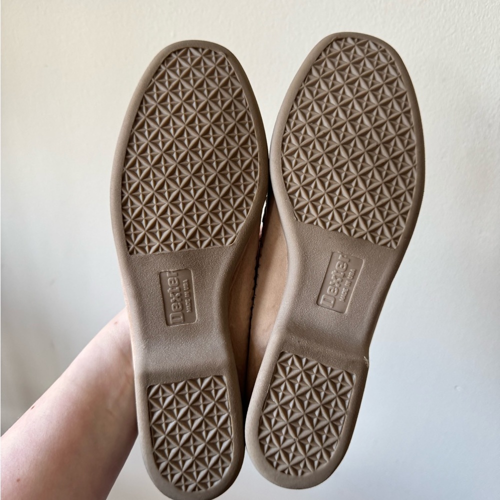 SOLD—Beige Woven Leather Mary Jane Loafers - Picture 10 of 11